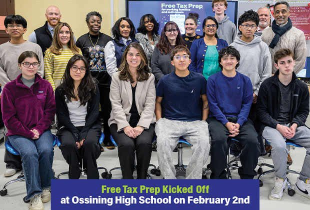 2026 Free Tax Prep Program Launched on February 2nd at Ossining High School 